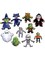 10 Piece Halloween Character Spooky Haunted Cutouts Party Decorations